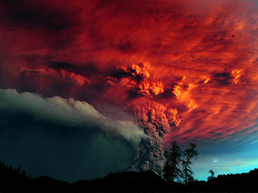 Извержение вулкана Пуйеуэ в Чили - ФОТОСЕССИЯ