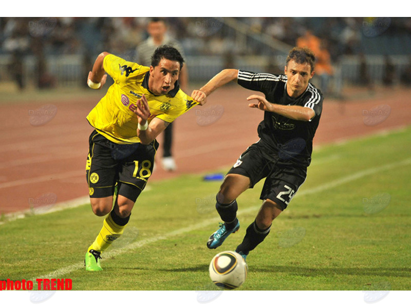 Ответный футбольный матч раунда плей-офф Лиги Европы "Карабах" - "Боруссия" - ФОТОСЕССИЯ