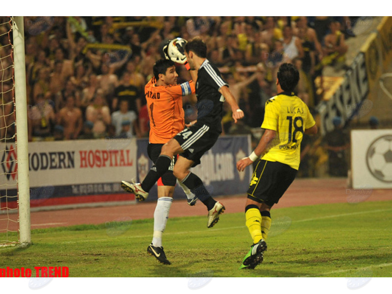 Ответный футбольный матч раунда плей-офф Лиги Европы "Карабах" - "Боруссия" - ФОТОСЕССИЯ