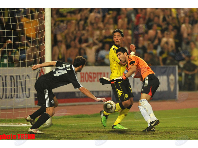 Ответный футбольный матч раунда плей-офф Лиги Европы "Карабах" - "Боруссия" - ФОТОСЕССИЯ