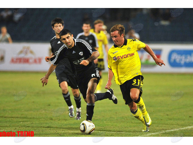 Ответный футбольный матч раунда плей-офф Лиги Европы "Карабах" - "Боруссия" - ФОТОСЕССИЯ