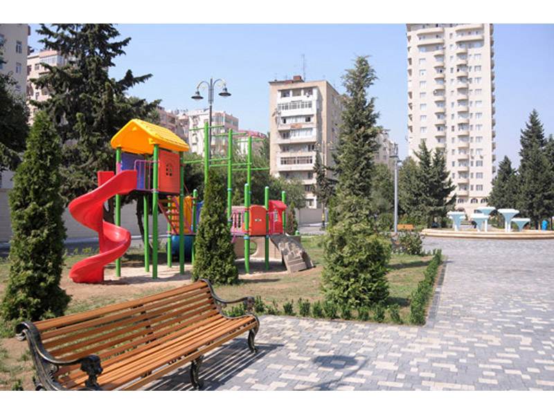 В Баку по инициативе Фонда Гейдара Алиева сдан еще один парк отдыха - ФОТО