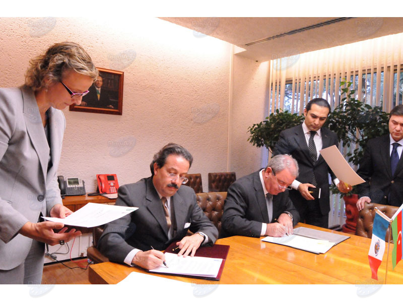 Азербайджан и Мексика подписали межправительственное соглашение о сотрудничестве в области информационно-коммуникационных технологий - ФОТО