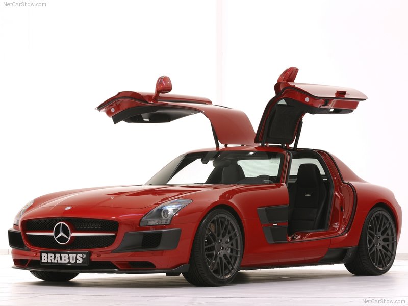 Новый стайлинг спорткара Mercedes SLS AMG от Brabus - ФОТОСЕССИЯ