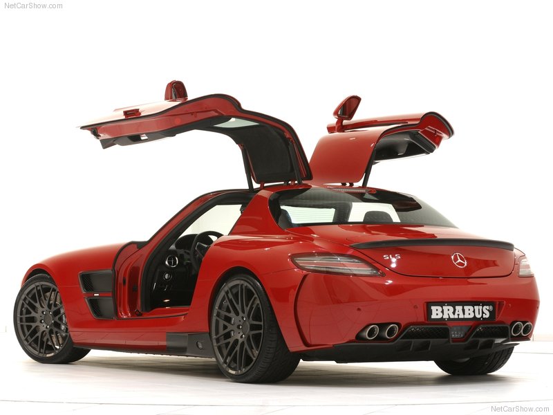 Новый стайлинг спорткара Mercedes SLS AMG от Brabus - ФОТОСЕССИЯ