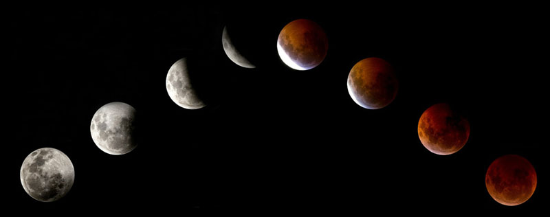 Самое необычное лунное затмение за последние несколько сот лет – ФОТОСЕССИЯ
