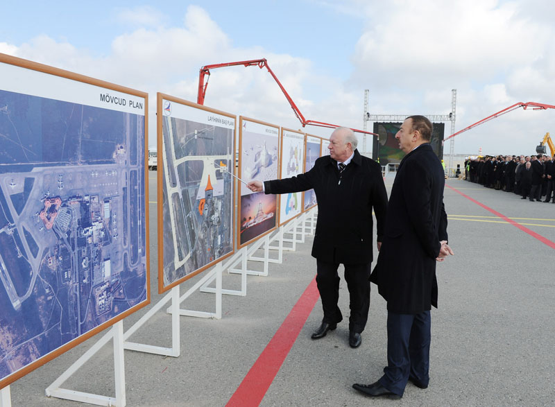 Президент Ильхам Алиев: "Уверен, что один из красивейших аэропортов мира будет именно в Баку" - ОБНОВЛЕНО - ФОТО