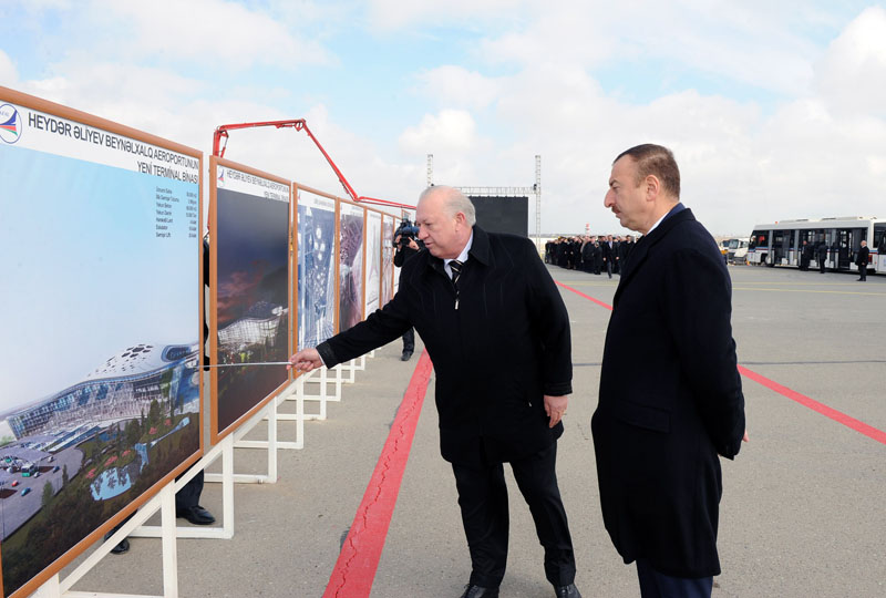 Президент Ильхам Алиев: "Уверен, что один из красивейших аэропортов мира будет именно в Баку" - ОБНОВЛЕНО - ФОТО