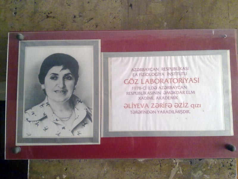 Исполняется 88 лет со дня рождения выдающегося азербайджанского ученого-офтальмолога, академика Зарифы Алиевой