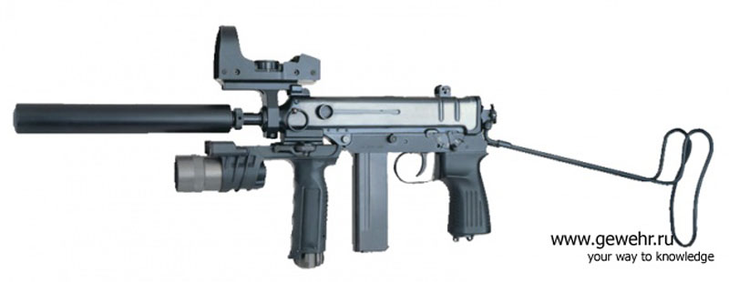 Пистолет-пулемет Vz. 61 "Skorpion" - высокая кучность стрельбы - ФОТО