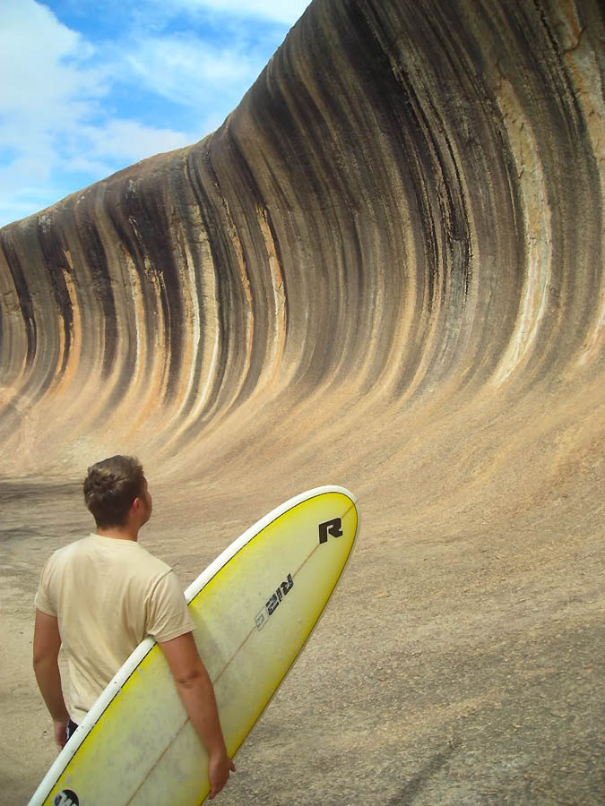 Wave Rock: удивительная скала-волна - ФОТОСЕССИЯ