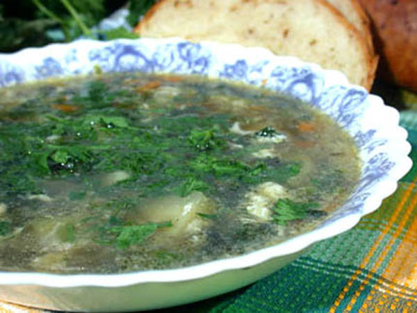 Полезный суп с крапивой - ФОТО