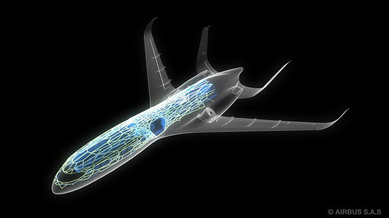 Airbus представил потрясающий пассажирский самолет будущего - ФОТО