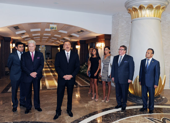 Президент Азербайджана принял участие в открытии комплекса Kempinski Hotel-Badamdar в Баку - ОБНОВЛЕНО - ФОТО