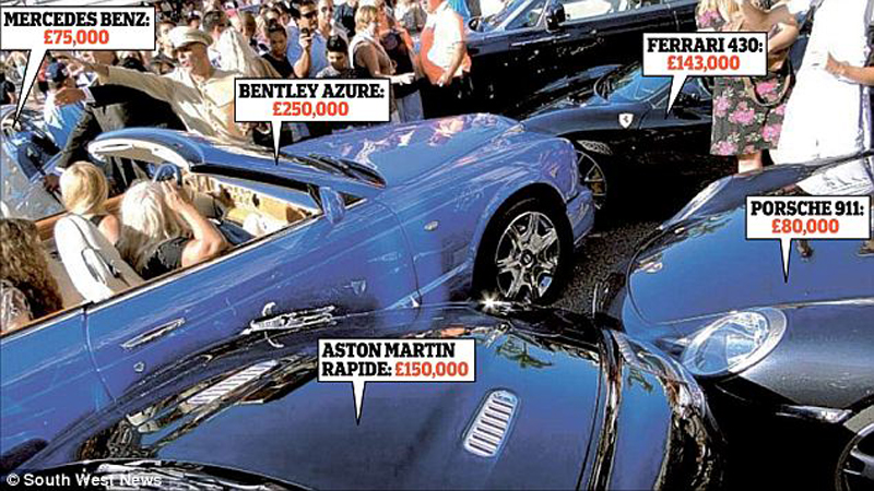 Блондинка за рулем Bentley разбила несколько авто люкс класса в Монте-Карло - ФОТО