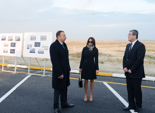 Президент Ильхам Алиев и его супруга Мехрибан Алиева приняли участие в открытии музея, построенного в Гобустанском заповеднике – ФОТО