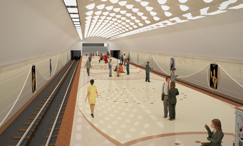 Когда завершится строительство станции бакинского метро "Автовокзал"? - ФОТО