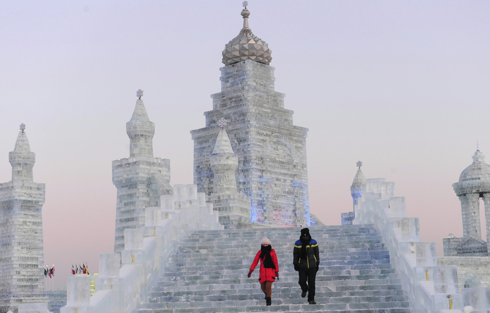Фестиваль ледяных скульптур в Харбине - ФОТОСЕССИЯ