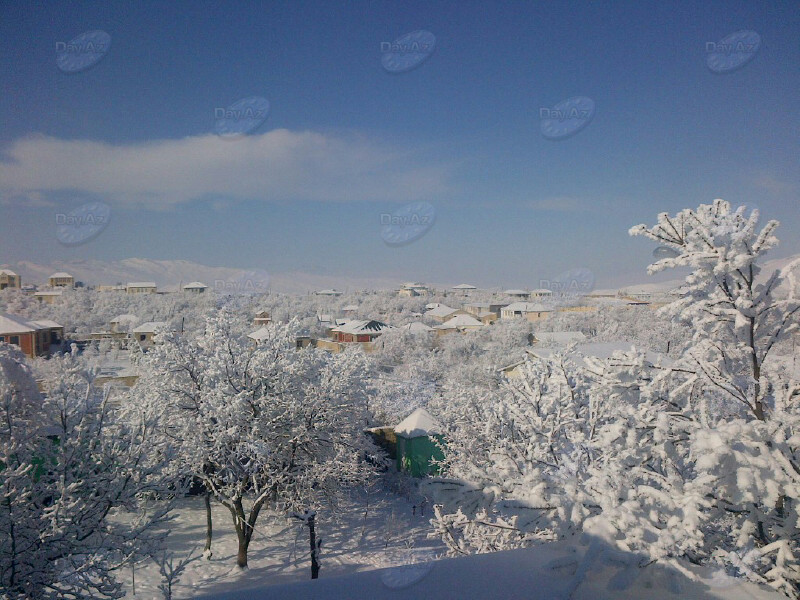 Мороз и солнце: снежная феерия Азербайджана - ФОТО