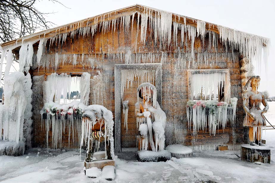 Европа утопает в снегу - ФОТОСЕССИЯ