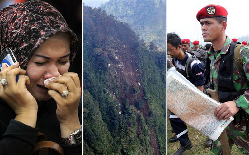 Первые кадры с места крушения российского самолета Superjet-100 - ОБНОВЛЕНО - ФОТО - ВИДЕО