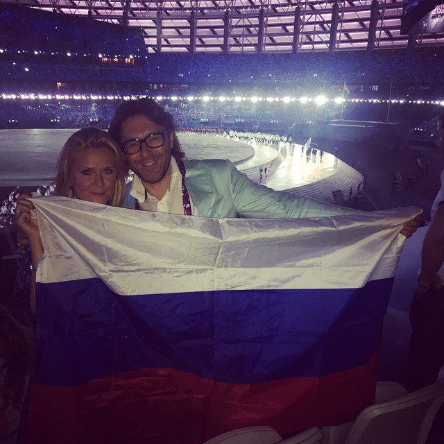 Андрей Малахов и его супруга посетили Центр Гейдара Алиева - ФОТО