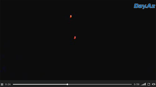 В небе над Лянкяраном засняли НЛО - ВИДЕО