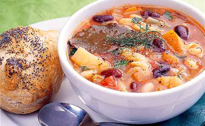 Минестроне с соусом песто - ФОТО