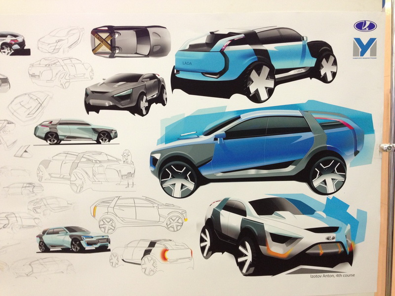 "АвтоВАЗ" выбрал лучшие эскизы нового концепта Lada - ФОТО