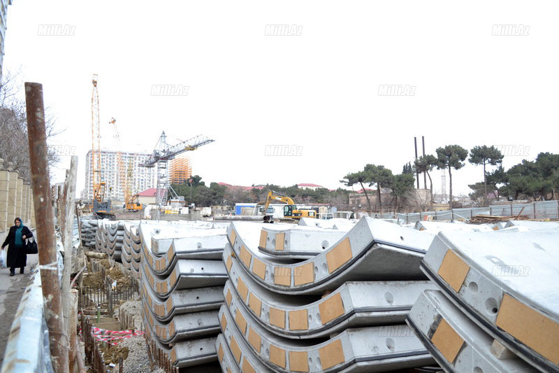 Inşası gedən metro stansiyası nə vaxt təhvil veriləcək? – FOTO