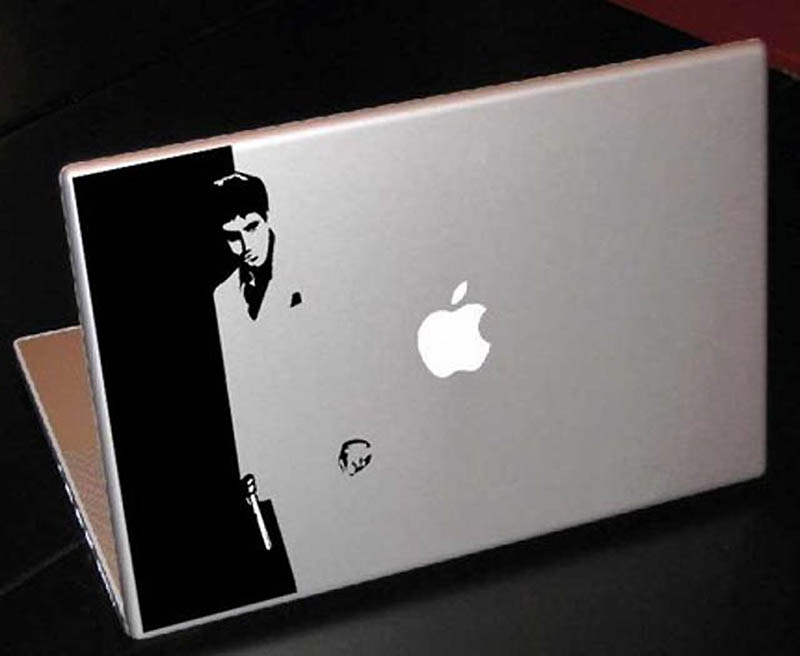 50 креативных наклеек на MacBook - ФОТОСЕССИЯ