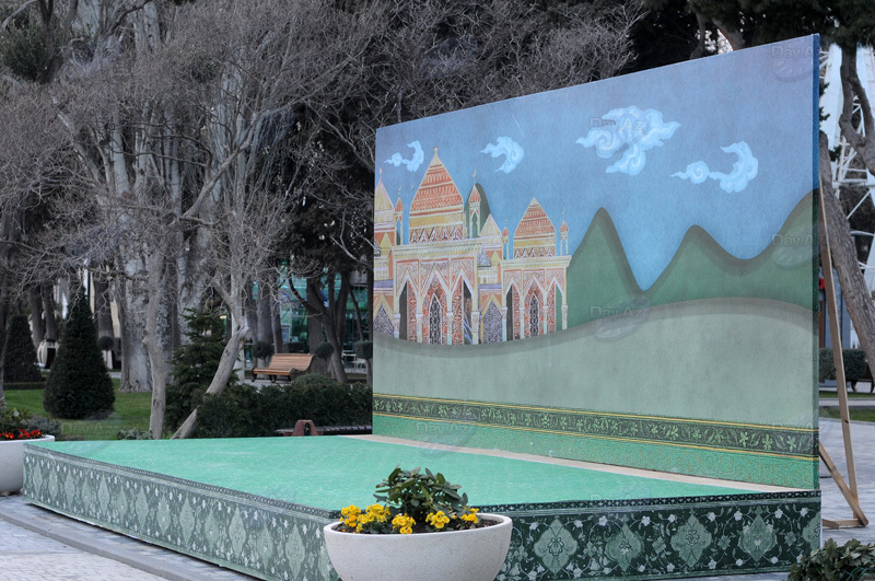 Баку готовится к красочным торжествам по случаю Новруза - ФОТОСЕССИЯ