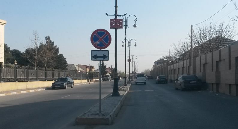 Xırdalanda gülməli yol nişanı - FOTO