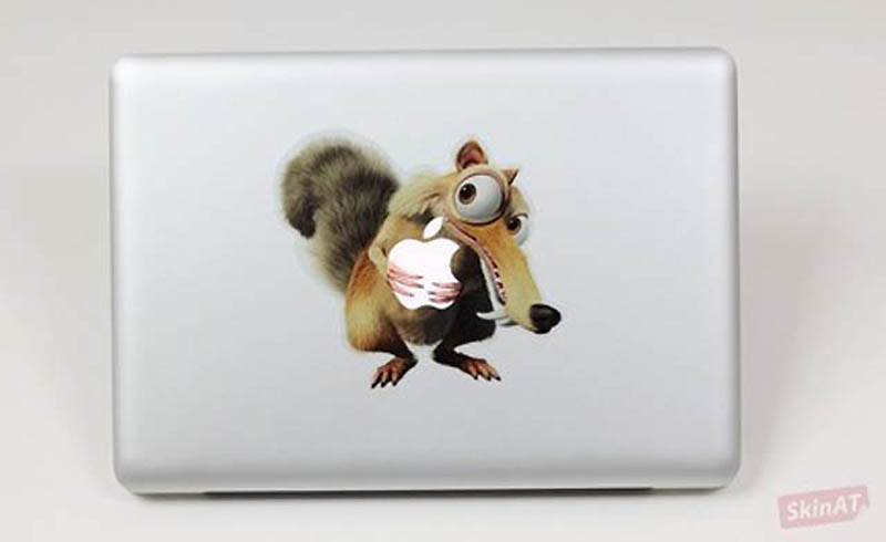 50 креативных наклеек на MacBook - ФОТОСЕССИЯ