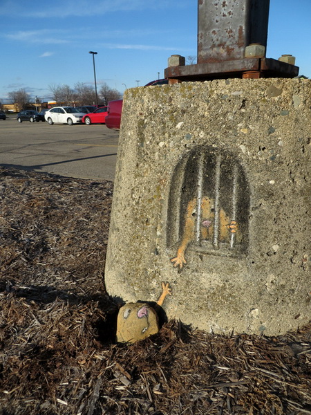 "Картинная галерея" Day.Az: Уличный художник Дэвид Зинн - ФОТО
