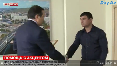 Мэр Красноярска поблагодарил братьев-азербайджанцев за героизм - ОБНОВЛЕНО - ФОТО - ВИДЕО