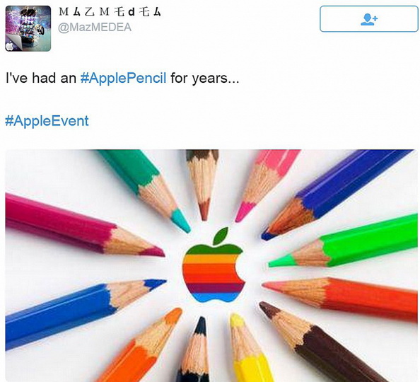 Интернет издевается над Apple Pencil - ФОТО