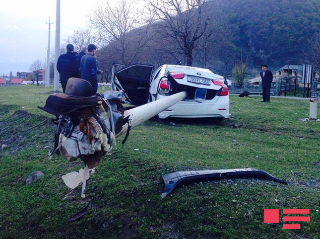 Polisin törətdiyi qəzanın təfərrüatları - FOTO