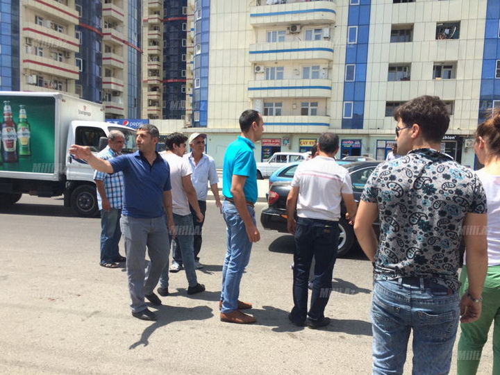 "Nissan" 3 adamı qana qəltan etdi - FOTO - VİDEO