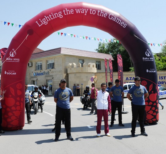 Факел Евроигр доставлен в Уджар - ФОТО