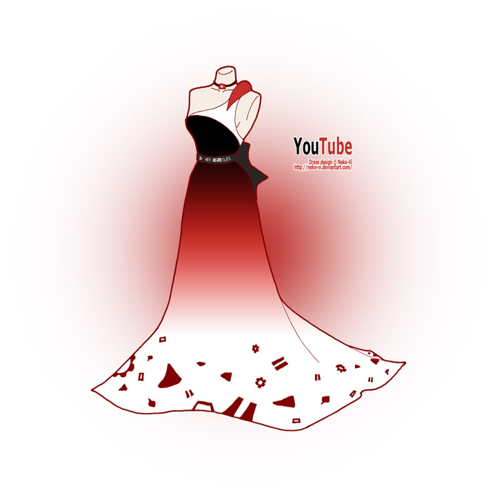 Новый писк моды: Популярные интернет-сервисы в виде платьев - ФОТОСЕССИЯ