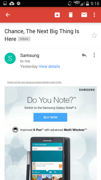 Обновленный Gmail 5.0 будет работать с любым email-аккаунтом - ФОТО