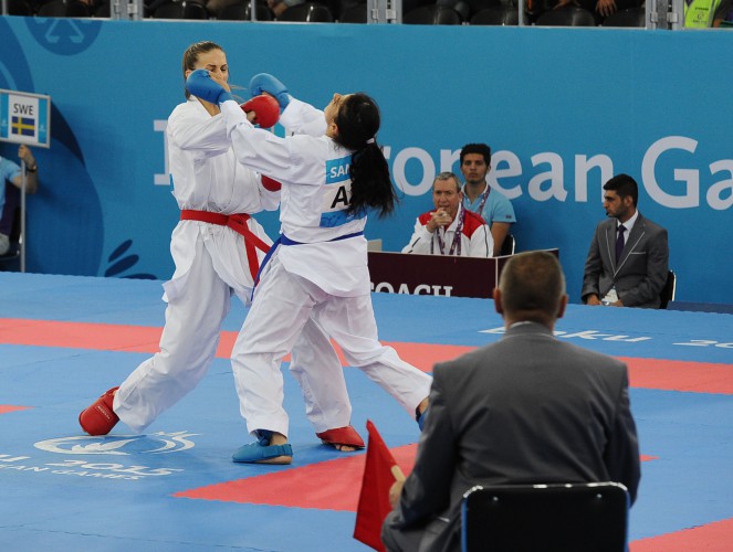 "Баку-2015": завершились полуфинальные состязания по карате - ОБНОВЛЕНО - ФОТО