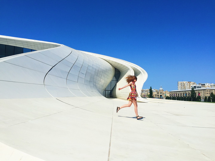 Центр Гейдара Алиева привел в восторг известного блогера - ФОТОГАЛЕРЕЯ