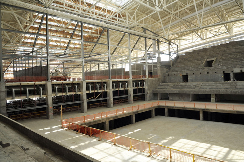 Первая леди Азербайджана Мехрибан Алиева ознакомилась со строительством и реконструкцией спортивных объектов в связи с подготовкой к первым Европейским играм - ФОТО