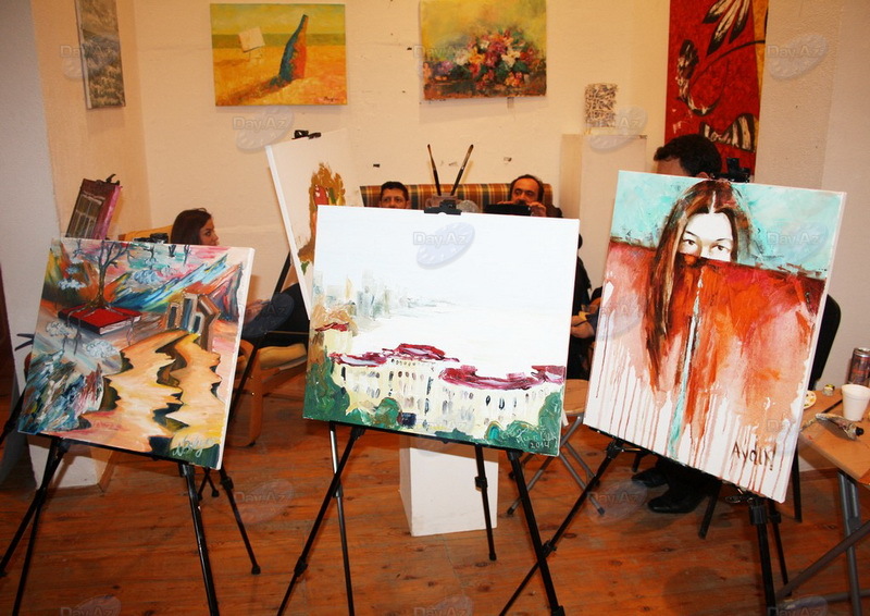 Бакинские художники раскрывают тайны – РЕПОРТАЖ - ФОТО