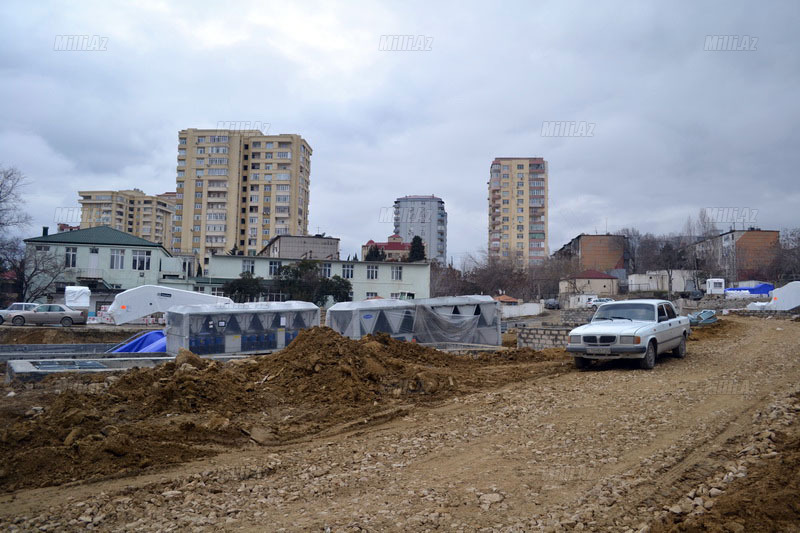 Bakıda yeni metro stansiyası tikilir – FOTO