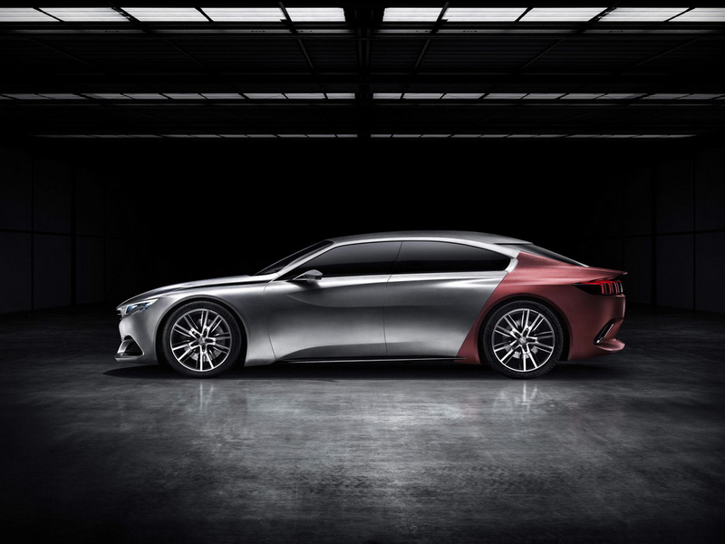 Концепт Peugeot для Китая - эбонитовое дерево, "акулья кожа" и 340 л.с. - ФОТО