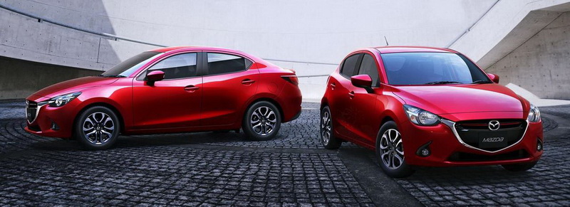 Mazda2 превратили в седан - ФОТО