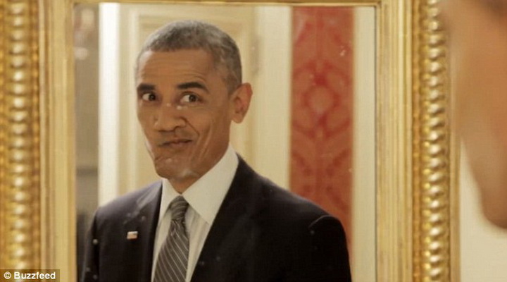 Видео с гримасничающим Обамой взрывает Интернет - ВИДЕО